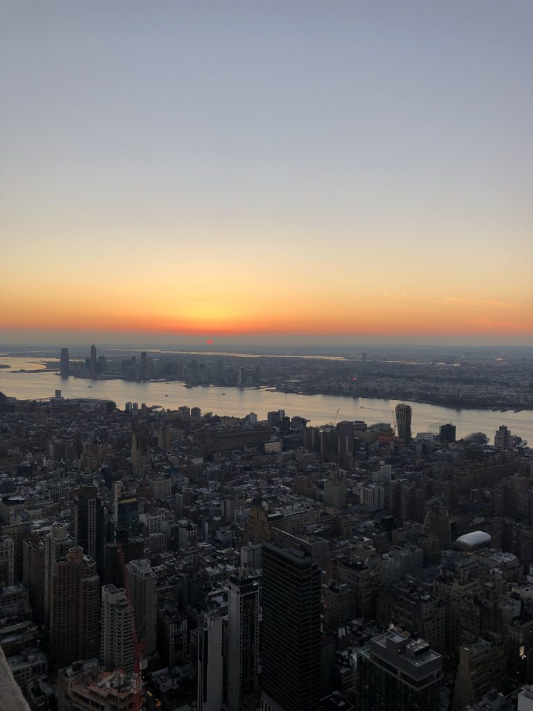 Il tramonto dall'Empire State Building