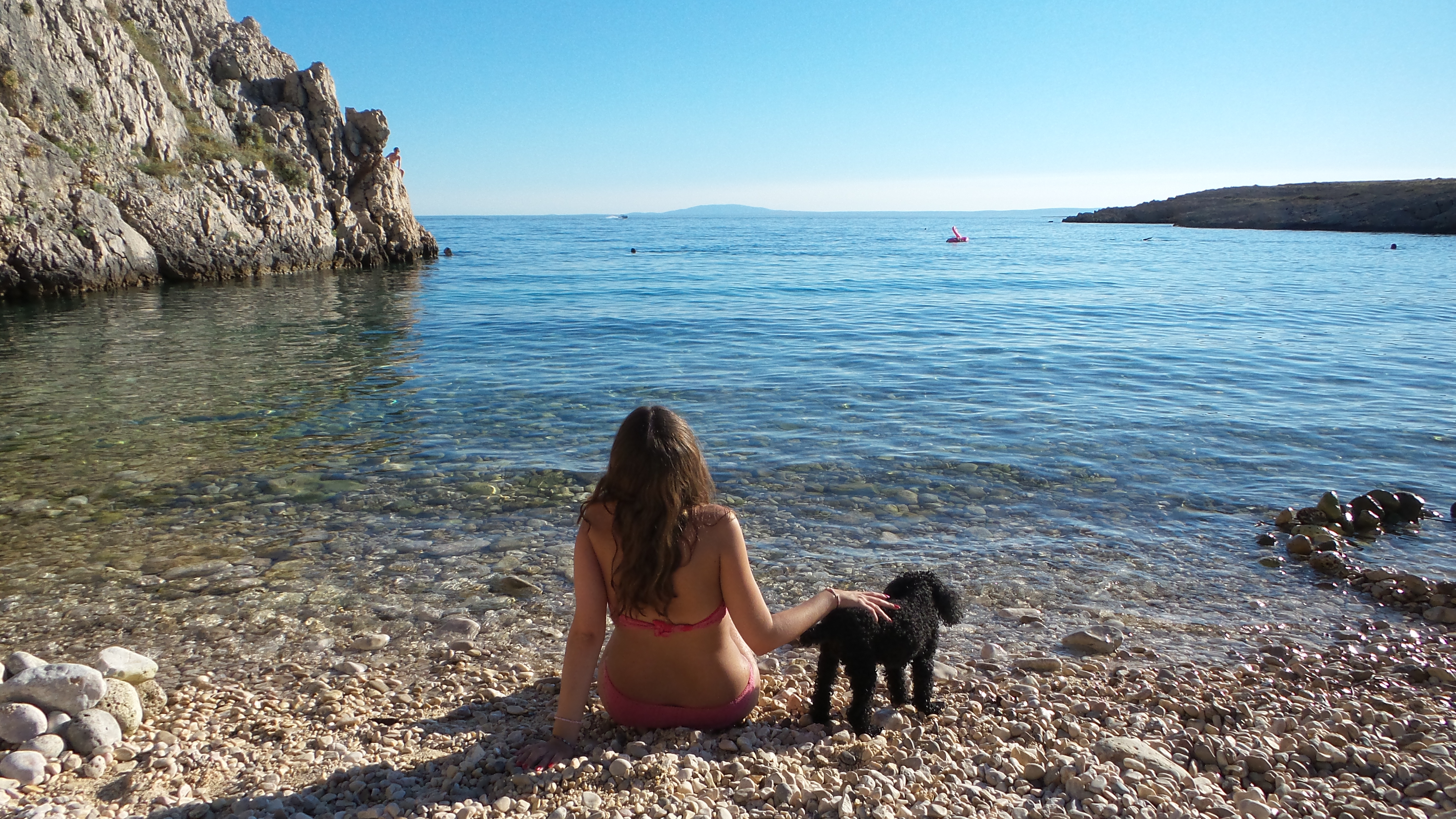 La spiaggia per cani di Stara Baska