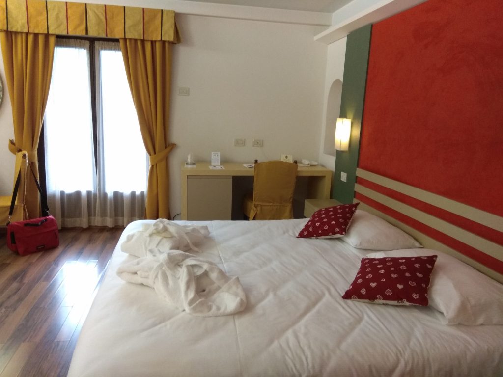 Camera all'hotel Baita Clementi