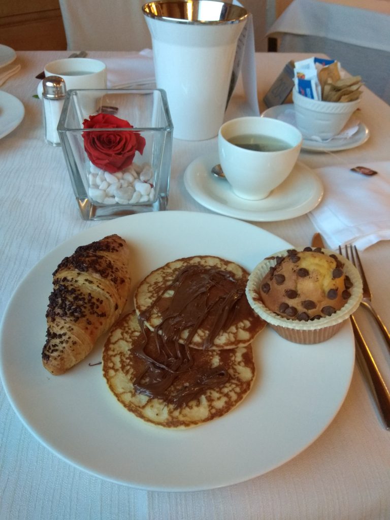 La colazione all'Hotel Baita Clementi