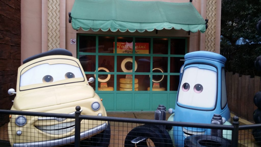 L'area di Cars ai Walt Disney Studios
