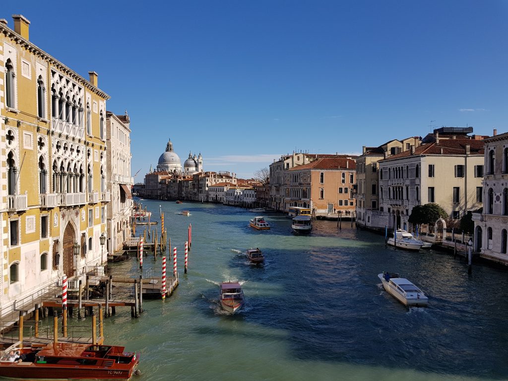 Il ponte dell'accademia a Venezia