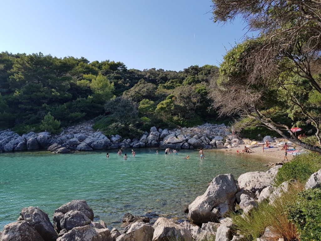 La spiaggia Jelenovica