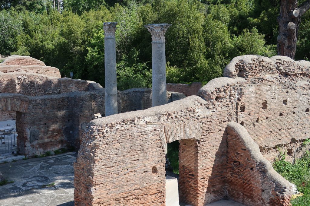 La struttura delle terme di nettuno