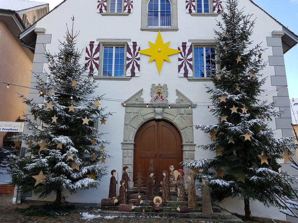 Il presepe dei mercatini di Natale di Bremgarten