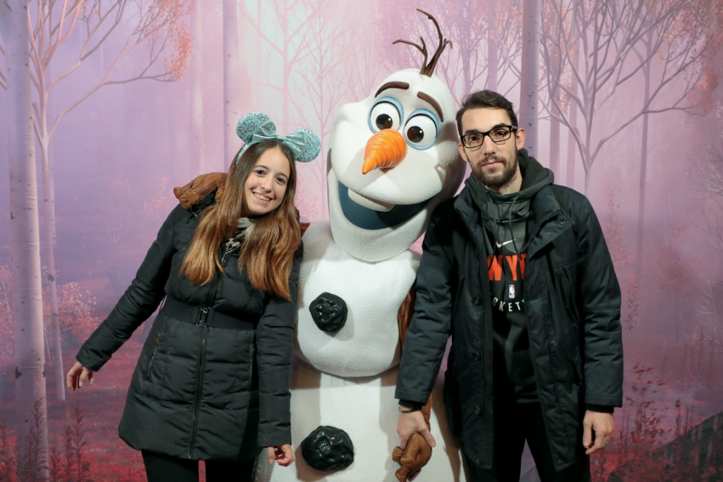 L'incontro con Olaf a Disneyland Paris