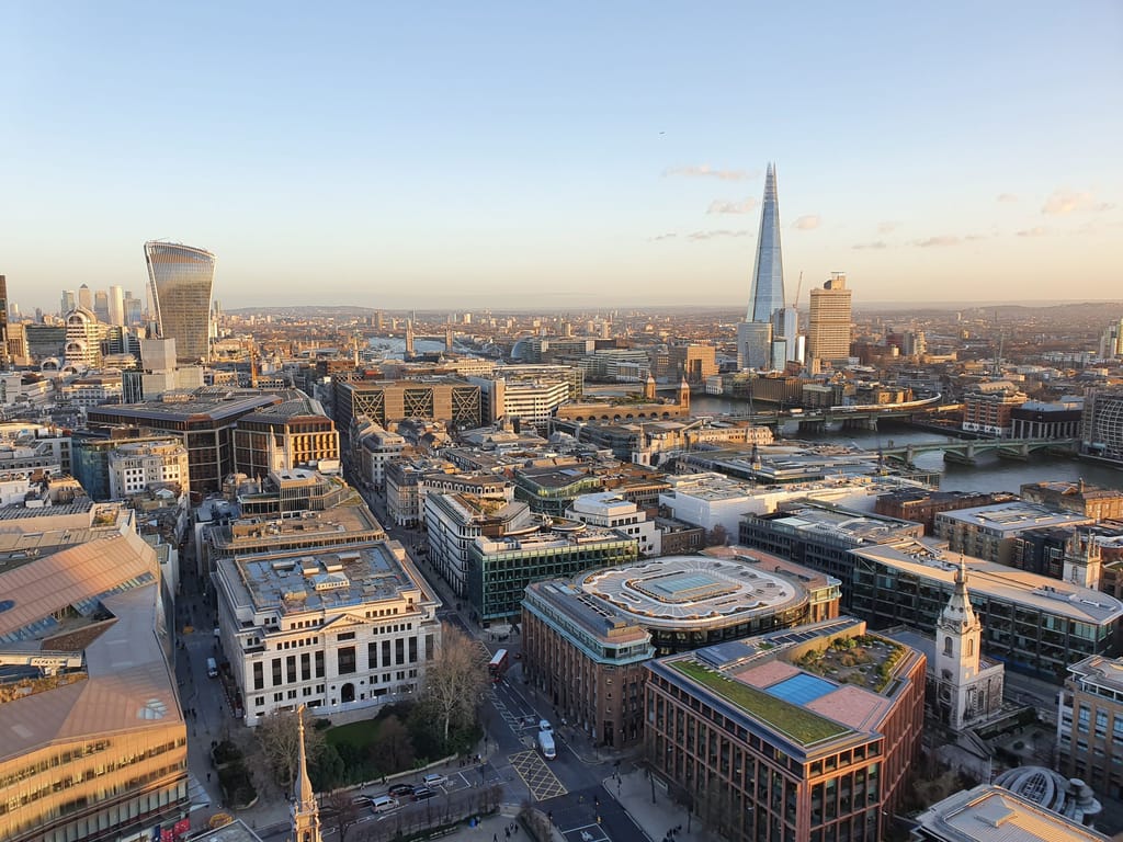 Londra dall'alto: dove vedere i migliori panorami della città