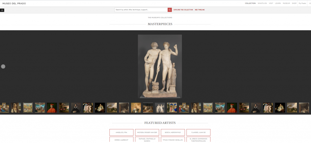 collezione online museo del prado