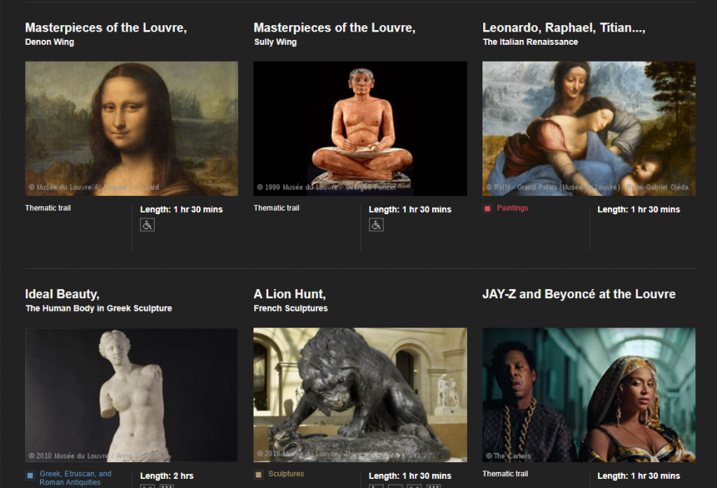 Itinerari tematici Louvre