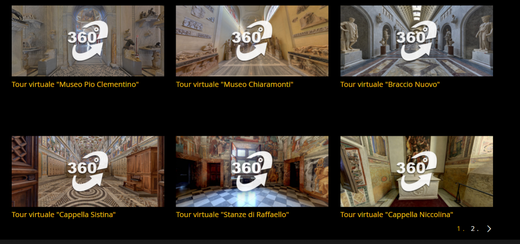tour virtuali musei vaticani
