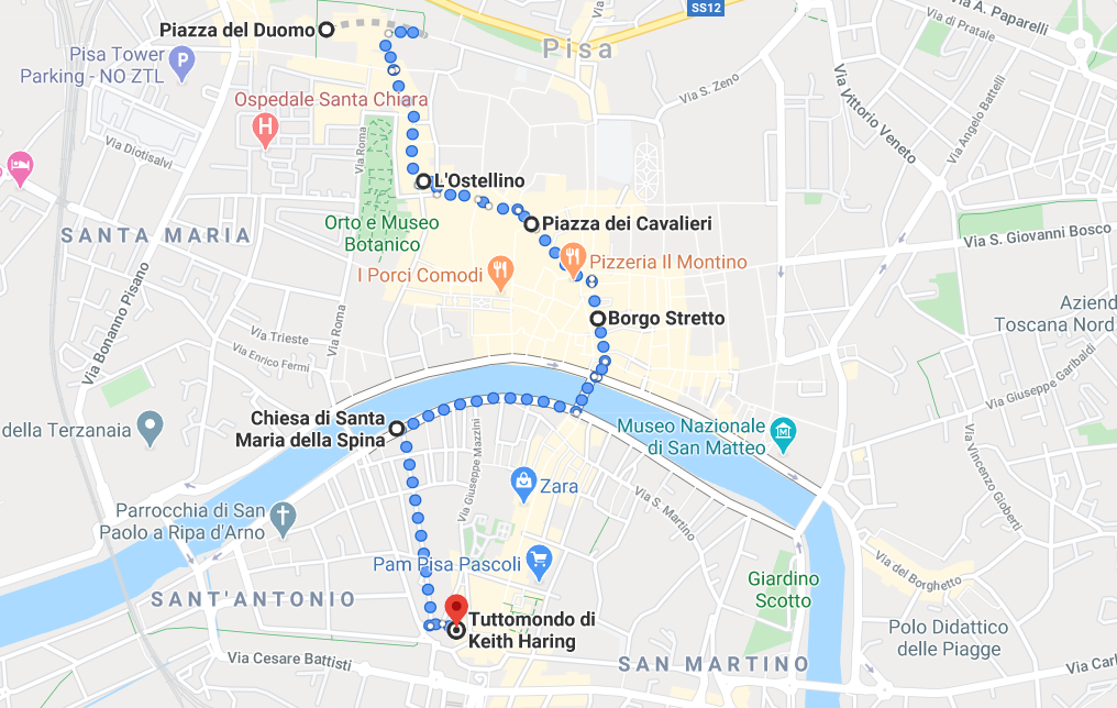 Itinerario Pisa in un giorno