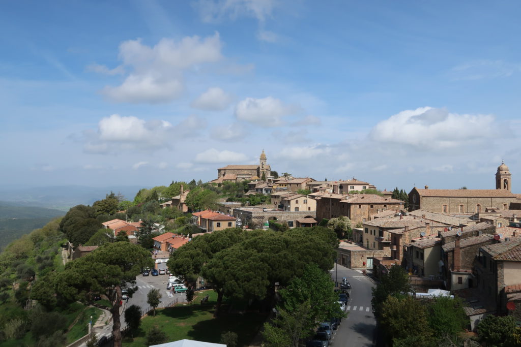 La vista dalla Fortezza di Montalcino