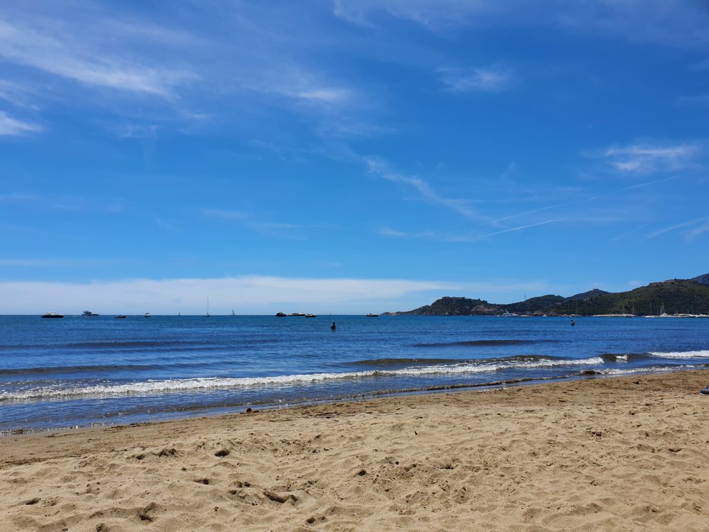 La spiaggia di Orbetello
