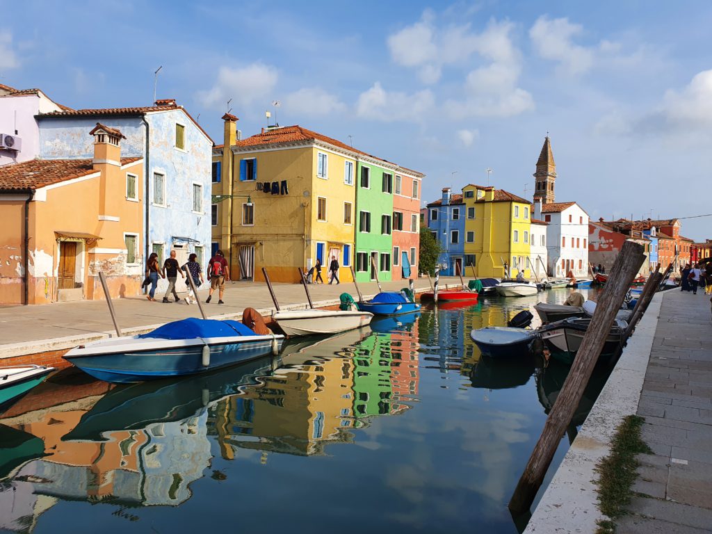 Le casette colorate di Burano