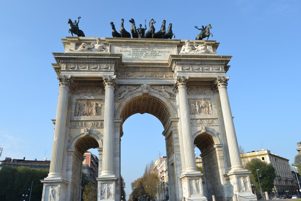 L'Arco della Pace di Milano