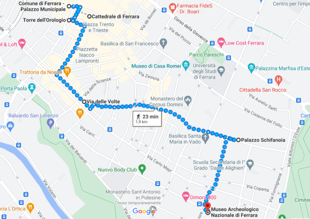 Cosa vedere a Ferrara in due giorni: giorno 1